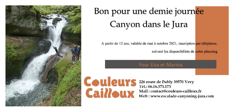Bon Cadeau Canyon Jura